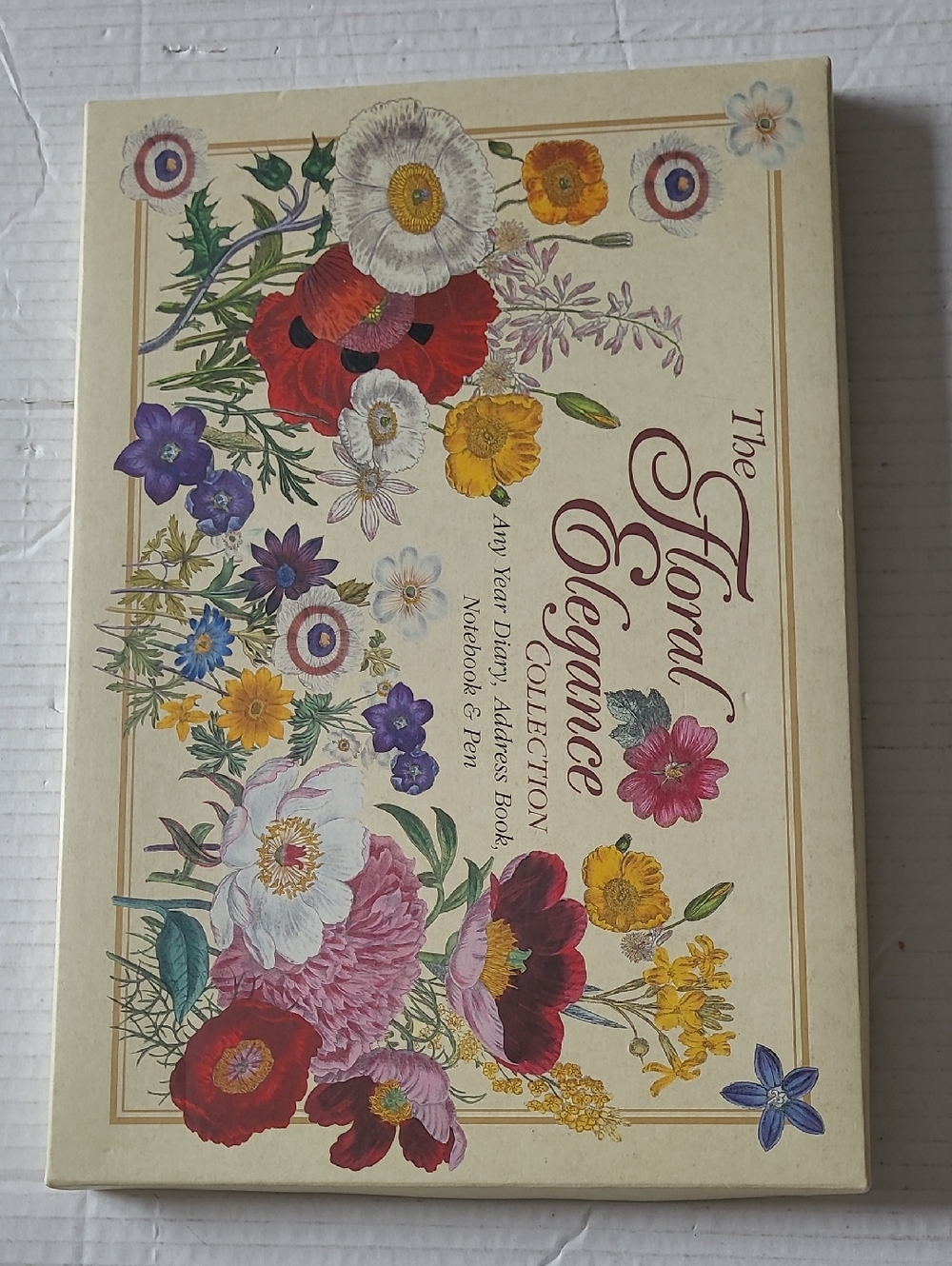 Floral Elegance Collection Decorative Floral Box Set 1998